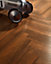 BerryAlloc Chateau Herringbone - Merbau Brown 8mm Laminate Flooring. 2.04m² Pack