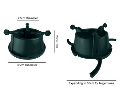 Bertie Christmas Tree Stand - Green - 9