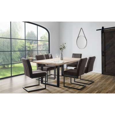 Berwick Dining Table & Charcoal Chairs | DIY at B&Q