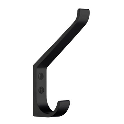 BESLAGSBODEN - Coat and Hat Hook, Black, Height 135 mm