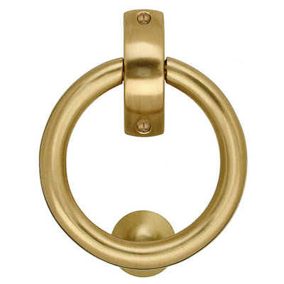 BESLAGSBODEN - Door Knocker in Brushed Brass Finish