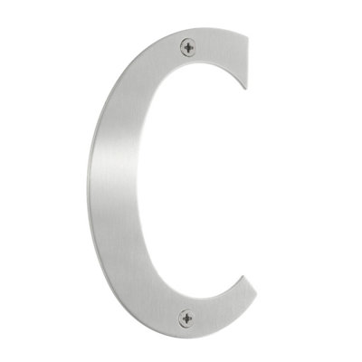 BESLAGSBODEN - House Letter C in Brushed Stainless Steel Price Comparisons | Compare The Build