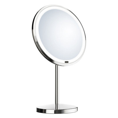 BESLAGSBODEN - Make-up Mirror. Chromed. Free Standing. LED Light. X7