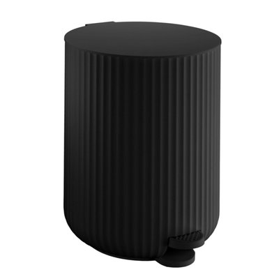 BESLAGSBODEN - Pedal Bin 4 L. Black. Softclose. Height 257 mm.