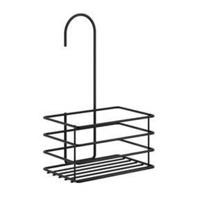 BESLAGSBODEN - Shower Basket for shower mixer, Black Stainless Steel