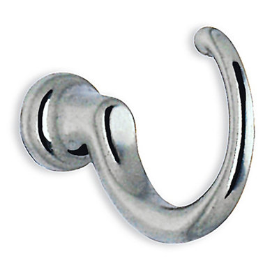 BESLAGSBODEN - Single Hook in Polished Chrome, Pair, Height 42 mm Price Comparisons | Compare The Build