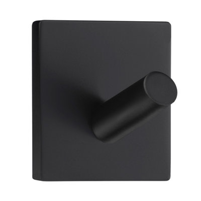 BESLAGSBODEN - Single Hook mini, Self-adhesive, Black Stainless Price Comparisons | Compare The Build