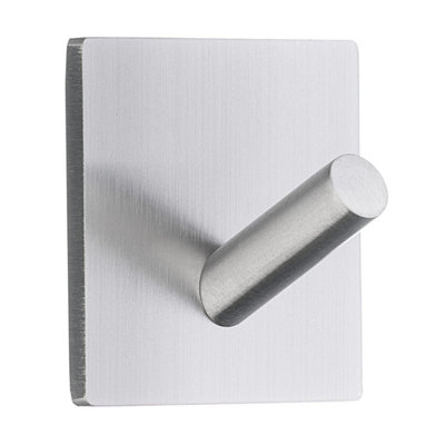 BESLAGSBODEN - Single Hook mini, Self-adhesive, Brushed Stainless Price Comparisons | Compare The Build