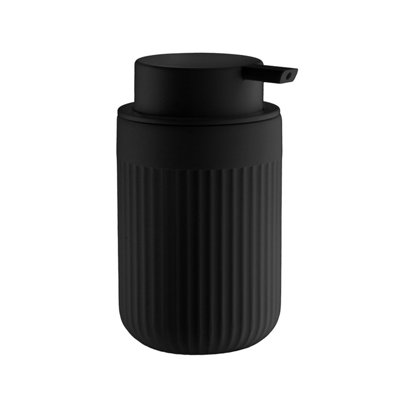 BESLAGSBODEN - Soap Dispenser. Freestanding. Black. Height 136 mm.