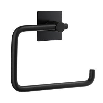 BESLAGSBODEN - Toilet roll holder, Self-adhesive, Black Price Comparisons | Compare The Build