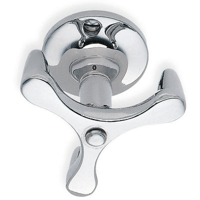 BESLAGSBODEN - Triple Spinning Hook in Polished Chrome Price Comparisons | Compare The Build
