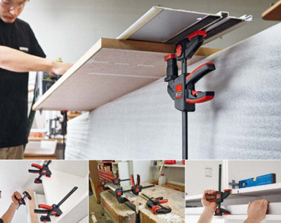 Bessey EZR15-6SET One Handed Guide Rail Clamps x2 Universal Set Festool ...