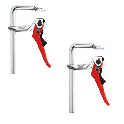 Bessey GSH Ratchet Lever Clamps Heavy Duty 7500n Two Clamps GH 200/100