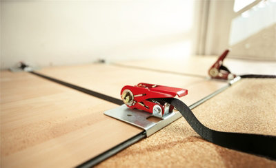 Bessey Hardwood Laminate Parquet Flooring Strap Clamps SVH400 Twin Pack