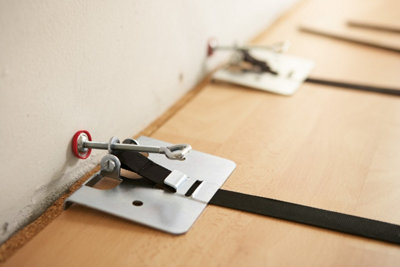 Bessey Hardwood Laminate Parquet Flooring Strap Clamps SVH400 Twin Pack - 3