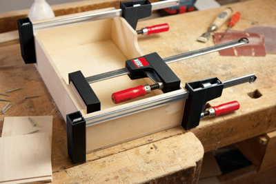 Bessey Uni Clamp UniKlamp UK100 Large Contact Area Parallel Jaws 1000/80 PAIR - 3