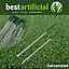 Best Artificial 100 Grass Fixing pins U nails pegs