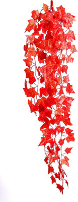 Best Artificial 100cm Autumn English Trailing Ivy Garland - TI09