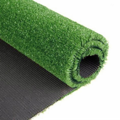 Best Artificial 10mm Grass - 2mx6m (6.5ft x 19.6ft) - 12m² Child & Pet Friendly Easy Install Turf Roll UV Stable Artificial Lawn