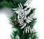 Best Artificial 12ft White & Silver Decorated Christmas Garland Banister Fireplace Staircase