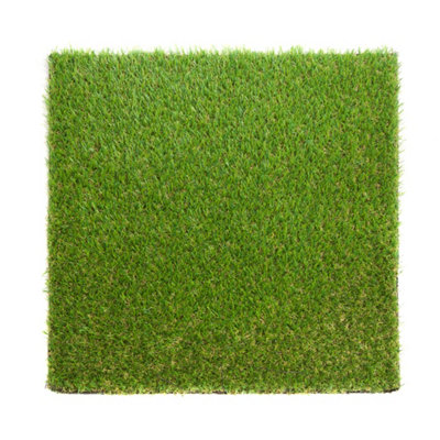 Best Artificial 20mm Grass 1mx10m (3.3ft x 32.8ft) - 10m² Child & Pet Friendly Easy Install Turf Roll UV Stable Artificial Lawn