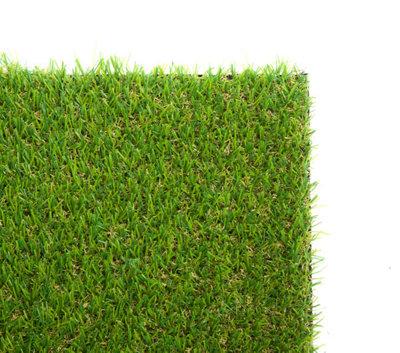 Best Artificial 20mm Grass 1mx6m (3.3ft x 19.6ft) - 6m² Child & Pet Friendly Easy Install Turf Roll UV Stable Artificial Lawn