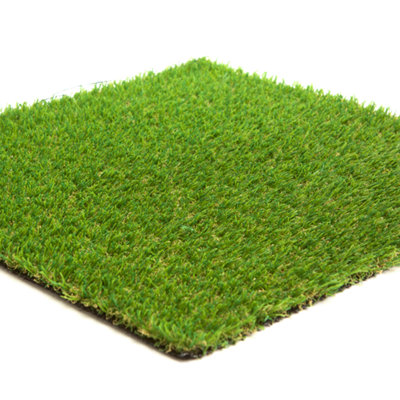 Best Artificial 20mm Grass 1mx6m (3.3ft x 19.6ft) - 6m² Child & Pet Friendly Easy Install Turf Roll UV Stable Artificial Lawn