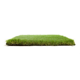 Best Artificial 30mm Grass 2mx2m (6.5ft x 6.5ft) - 4m² Child & Pet Friendly Easy Install Turf Roll UV Stable Artificial Lawn