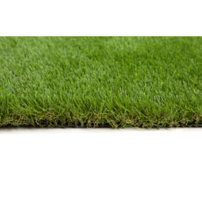 Best Artificial 30mm Grass 2mx4m (6.5ft x 13.1ft) - 8m² Child & Pet Friendly Easy Install Turf Roll UV Stable Artificial Lawn