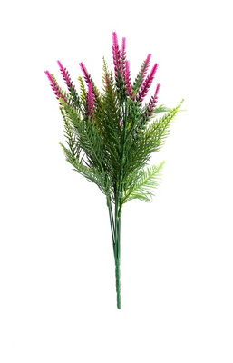 Best Artificial 34cm Light Purple Premium Lavender Flower Spray