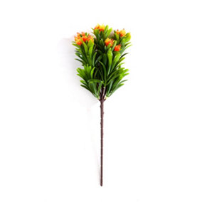 Best Artificial 34cm Orange Dahlia Flower Spray