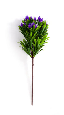 Best Artificial 34cm Purple Dahlia Flower Spray