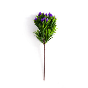 Best Artificial 34cm Purple Dahlia Flower Spray