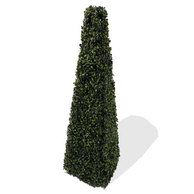 Best Artificial 3ft Pyramid Obelisk Boxwood Topiary Tree DIY at B&Q