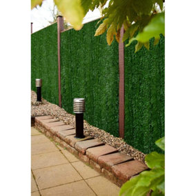 Best Artificial 3m x 1.8m Conifer Leaf Screening Hedging Wall Garden Fence Landscaping