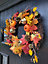 Best Artificial 50cm Wicker Autumn Winter Halloween Wreath