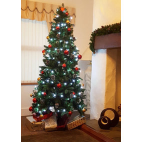 Best Artificial 7ft Slim Premium Full PE Tips Christmas Tree