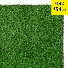 Best Artificial 7mm Grass - 1mx3m (3.3ft x 9.8ft) - 3m² Child & Pet Friendly Easy Install Turf Roll UV Stable Artificial Lawn