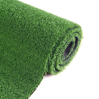 Best Artificial 7mm Grass - 1mx5m (3.3ft x 16.4ft) - 5m² Child & Pet Friendly Easy Install Turf Roll UV Stable Artificial Lawn