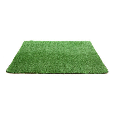 Best Artificial 7mm Grass - 1mx8m (3.3ft x 26.2ft) - 8m² Child & Pet Friendly Easy Install Turf Roll UV Stable Artificial Lawn
