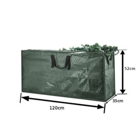 Best Artificial Christmas Tree Storage Bag to fit 6ft, 7ft, 8ft tree with handles & zip