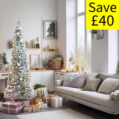 Pop up lit on sale christmas tree