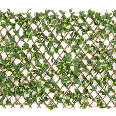Best Artificial Laurel Leaf Lattice Trellis Suitable for Outdoor Use Weather & Fade