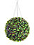 Best Artificial Outdoor 38cm Christmas hanging plastic Holly Ball with Red Berries