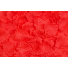 Best Artificial Silk Rose Petals / Red