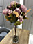 Best Artificial Vintage Pink Champagne Peony Bouquet spray for decoration wedding