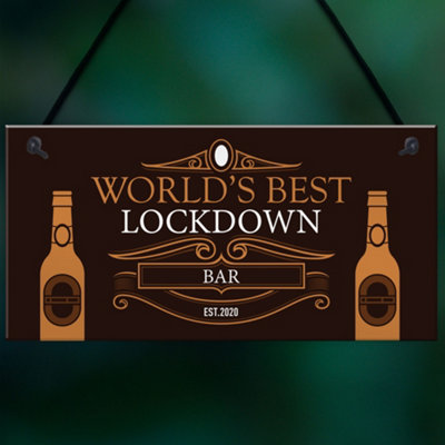 Lockdown Bar Sign main image 0