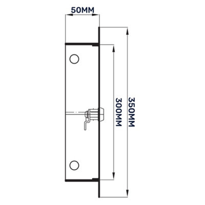 BEST PRICE-Metal Access Panel Wall Inspection Door Loft Hatch/ Flap lock & key (300mm x 300mm) - 5