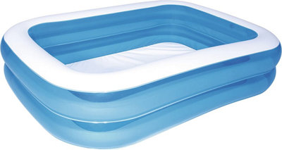 Bestway 12819 Family Pool Inflatable Paddling Pool Children Pool Kids 211 x 132 x 46