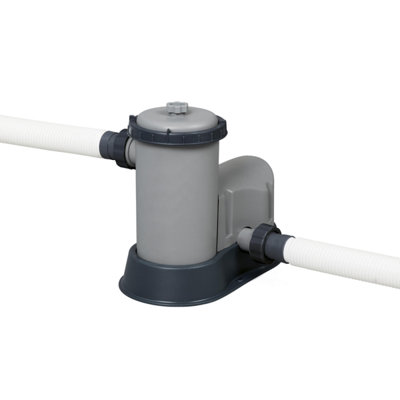 Bestway 16ft x 48" Steel Pro MAX Round Above Ground Swimming Pool, Filter Pump & Accessories (2024 Version)
